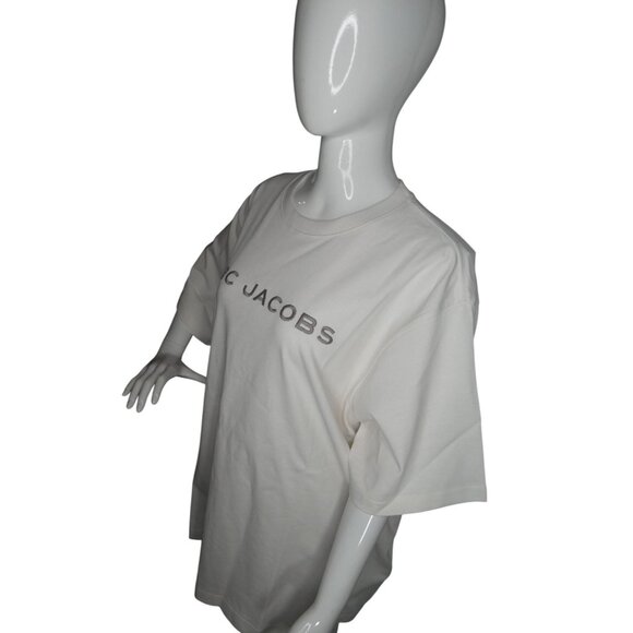 Marc Jacobs Print Logo Oversize T-Shirt (O/S) & Pants (L) 2 PC Set - Picture 4 of 16